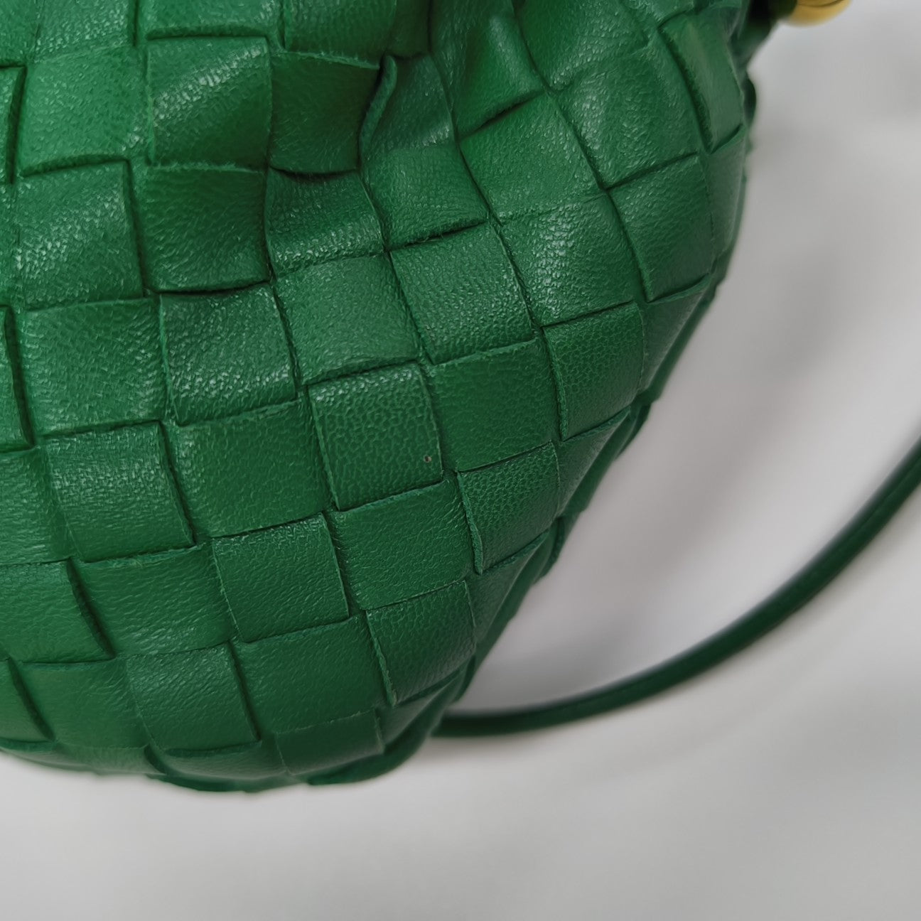 Lambskin Shoulder Bag Green