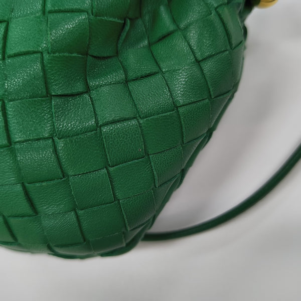 Lambskin Shoulder Bag Green