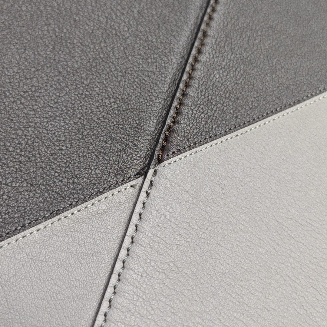 Puzzle Fold Large Leather Multicolor