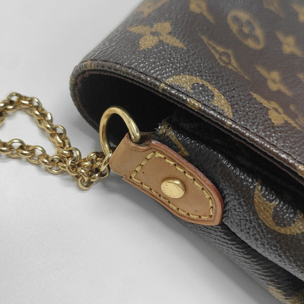 FAVORITE MM Monogram Coated Canvas Brown