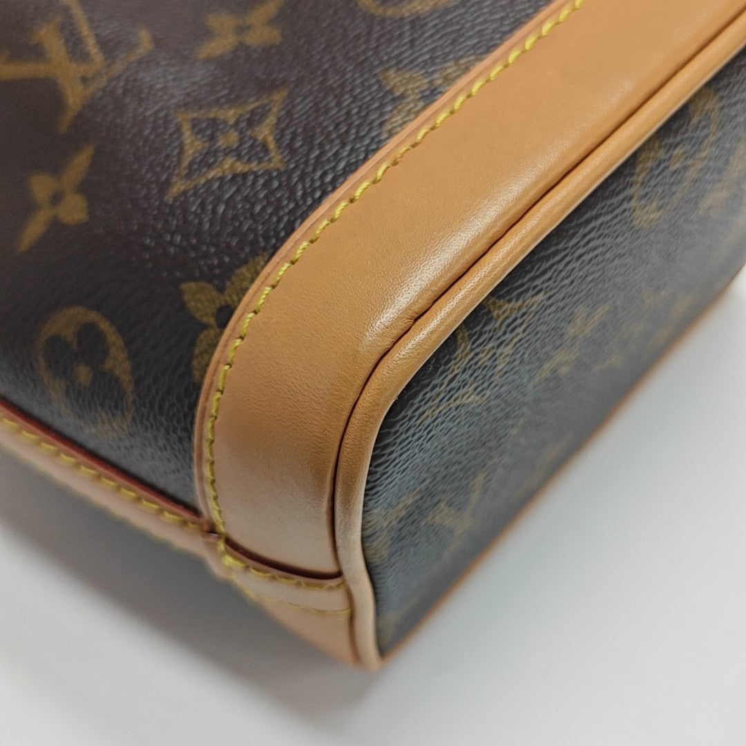 NOÉ Nano Monogram Coated Canvas Brown