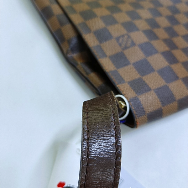 MUSETTE TANGO Damier Ebene Coated Canvas Brown