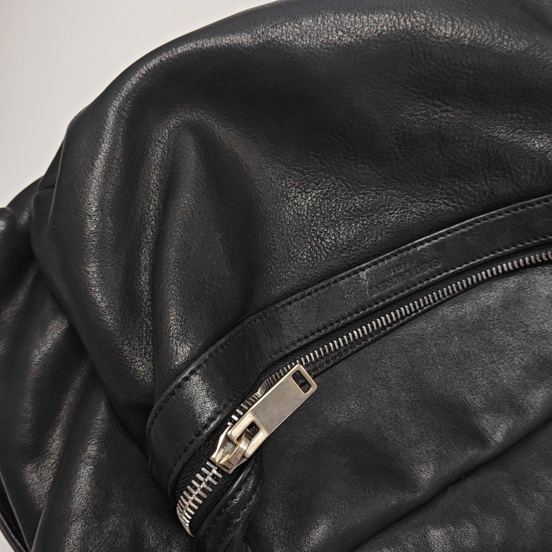 Calfskin Backpack Black