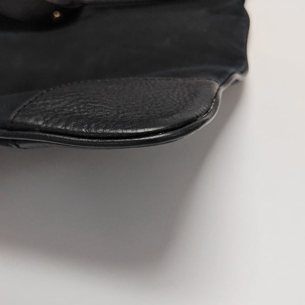 Canvas Top Handle Bag Black