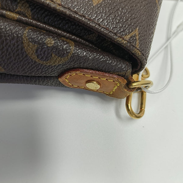 FAVORITE MM Monogram Coated Canvas Brown