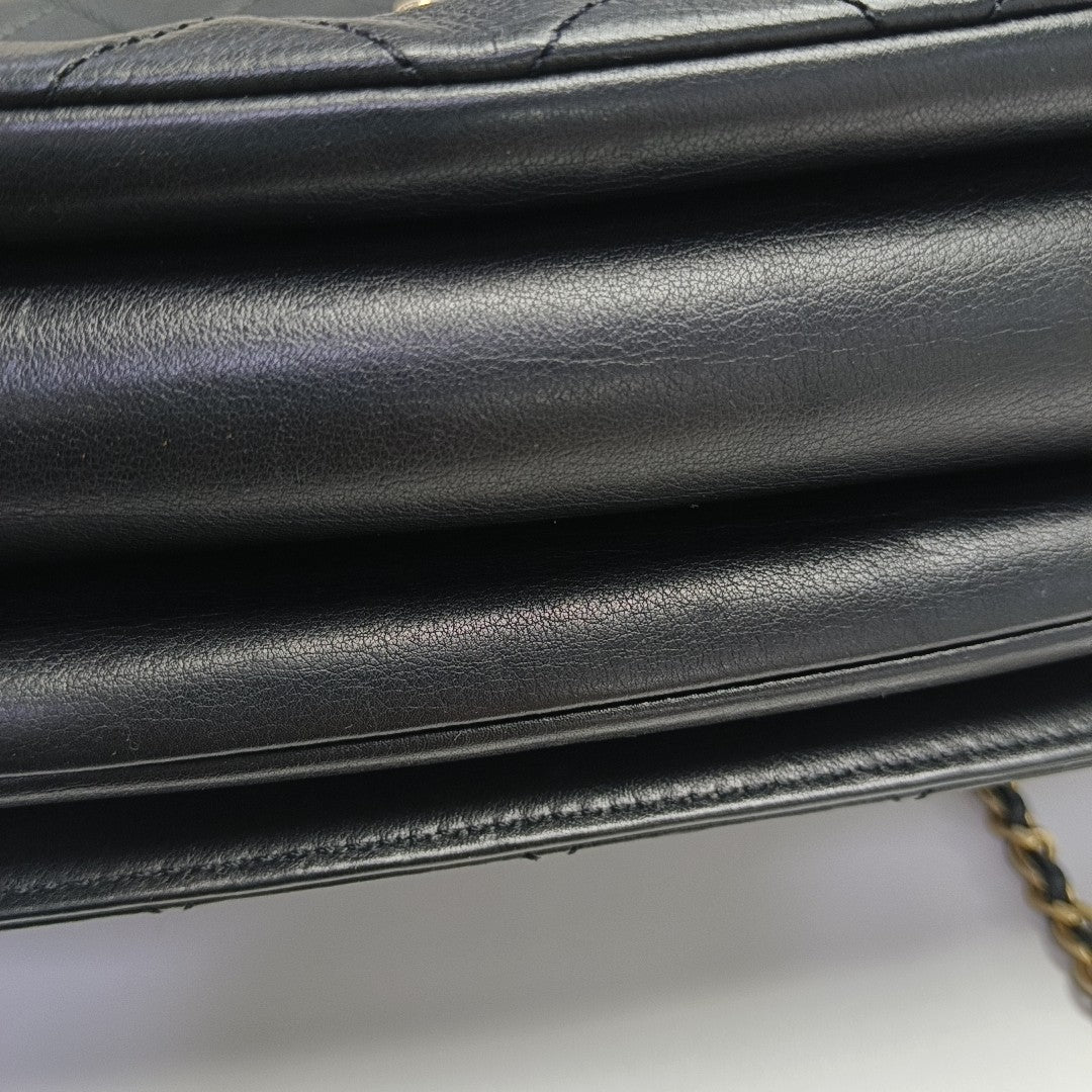 Quilted Calfskin Black