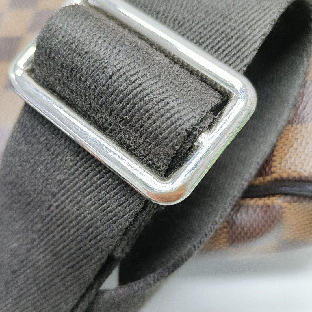 DISTRICT MM Damier Ebene Coated Canvas Brown