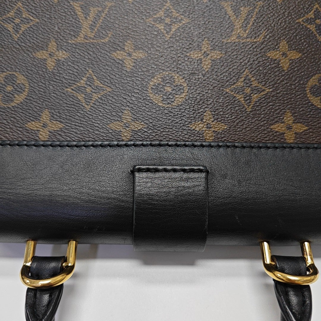 LOCKY BB Monogram Coated Canvas Brown