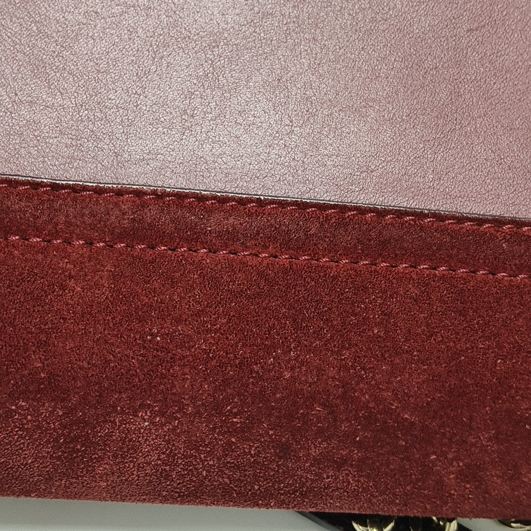 Faye Small Calfskin Red