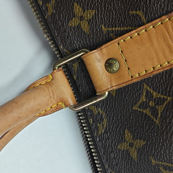 SAC SOUPLE 55 Monogram Coated Canvas Brown