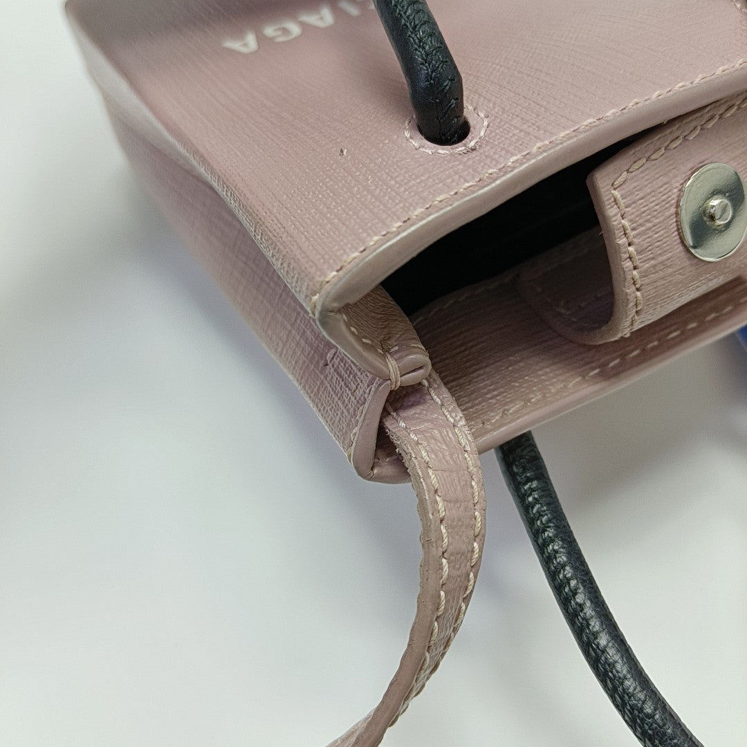Shopping Bag Calfskin Pink