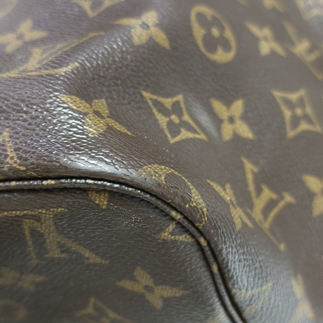 NEVERFULL GM Monogram Coated Canvas Brown