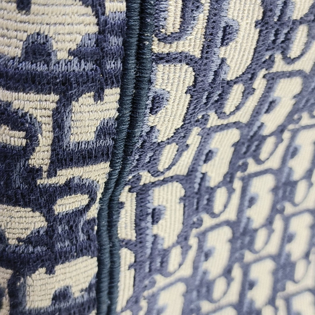 Book Tote Medium Oblique Canvas Blue