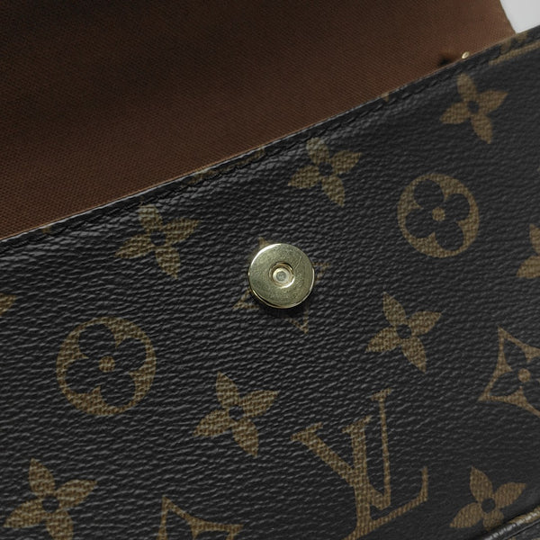 IVY Monogram Coated Canvas Brown