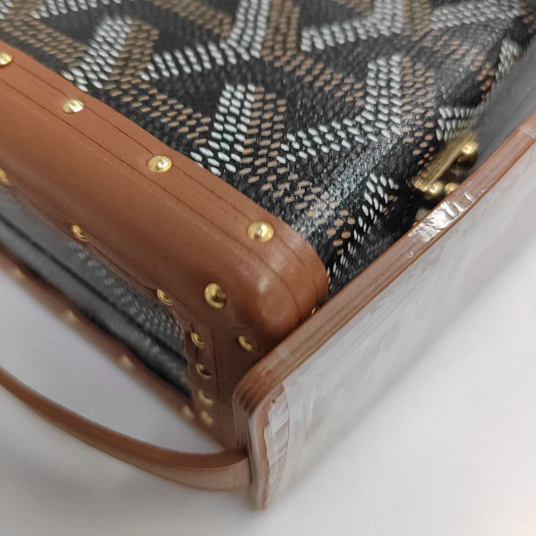 Minaudière Coated Canvas Black