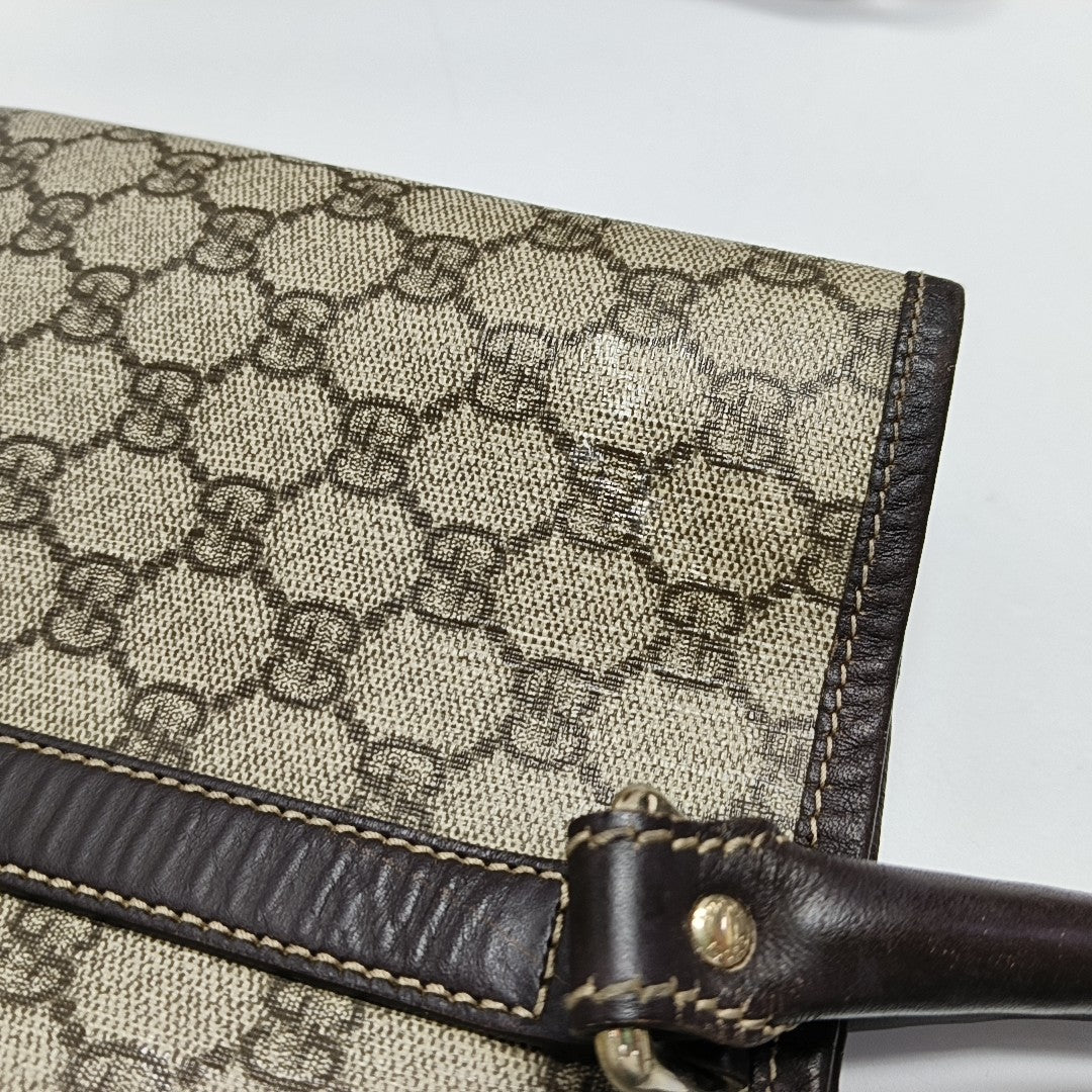 Monogram Coated Canvas Tote Bag Beige