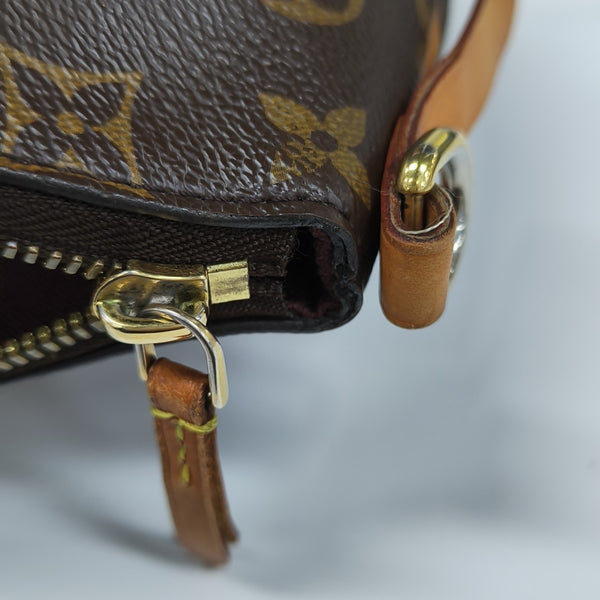 TURENNE Monogram Coated Canvas Brown