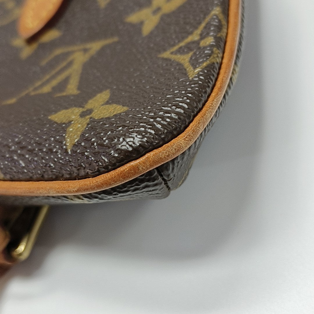MARELLE Monogram Coated Canvas Brown