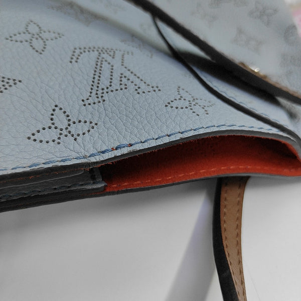 HINA PM Monogram Calfskin Blue