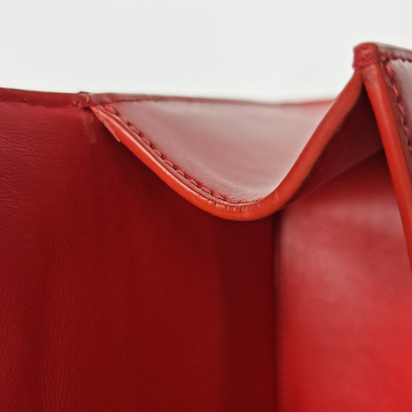 Hourglass XS Piel de ternera Rojo
