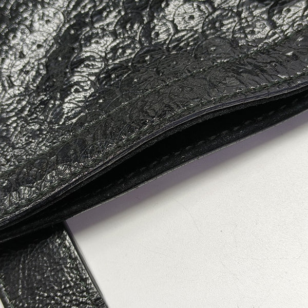 Patent Leather Top Handle Bag Black
