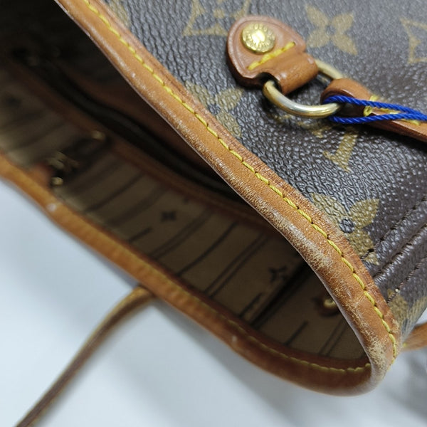 NEVERFULL PM Monogram Coated Canvas Brown