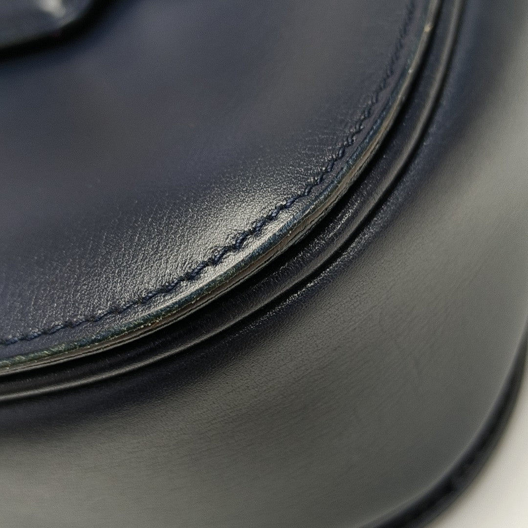 Calfskin Crossbody Bag Blue