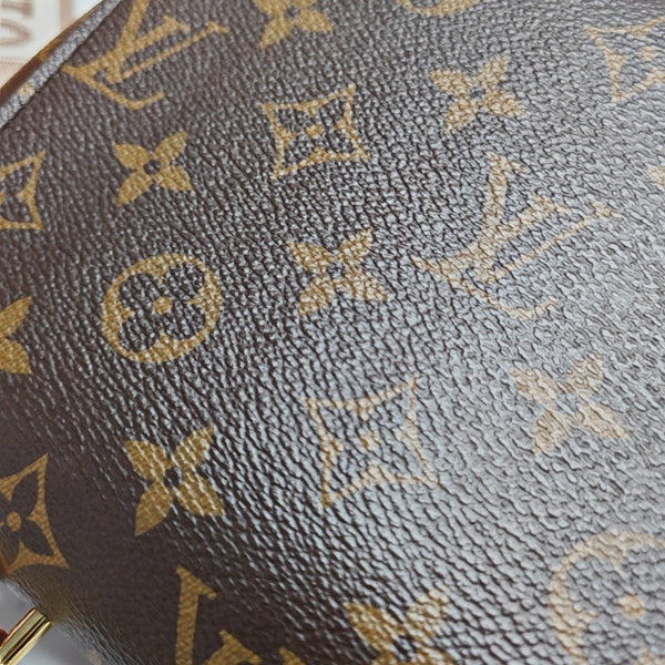 CLUNY PM Monogram Coated Canvas Brown