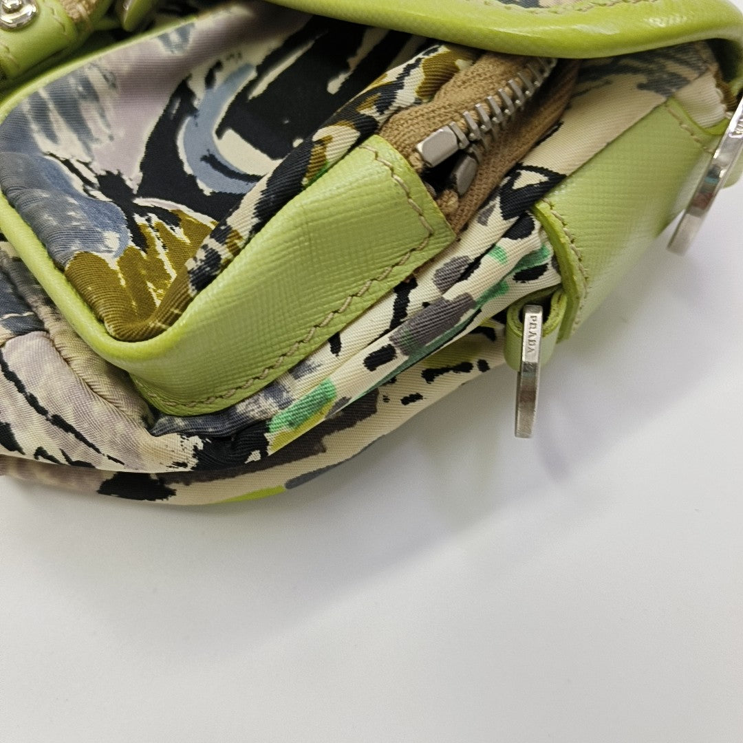 Nylon Shoulder Bag Multicolor