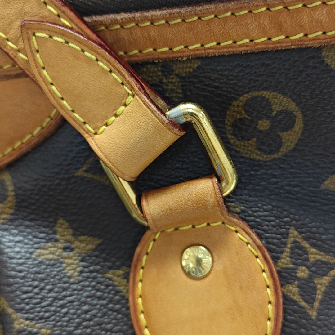 PALERMO PM Monogram Coated Canvas Brown