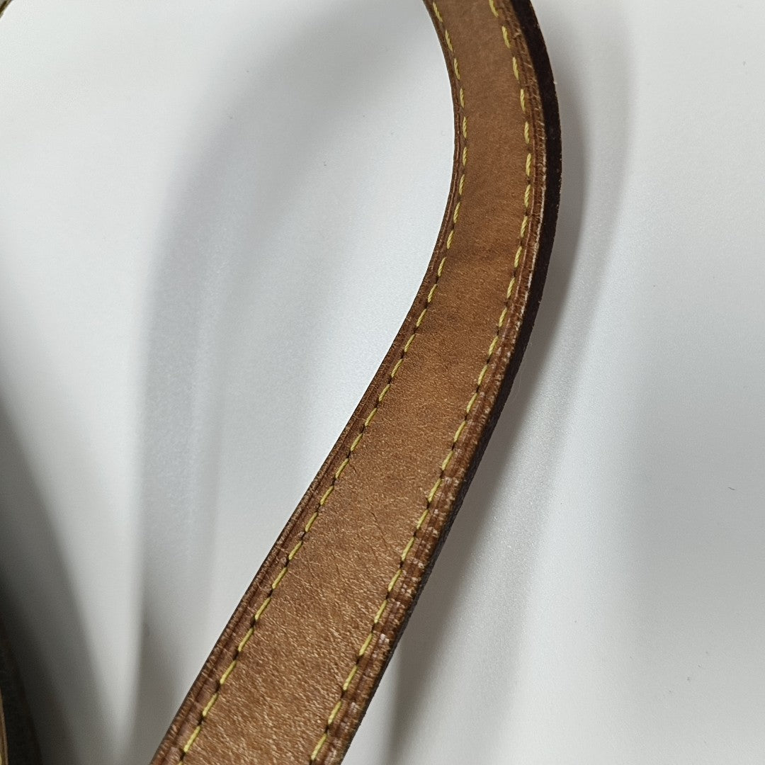 MENILMONTANT PM Monogram Coated Canvas Brown