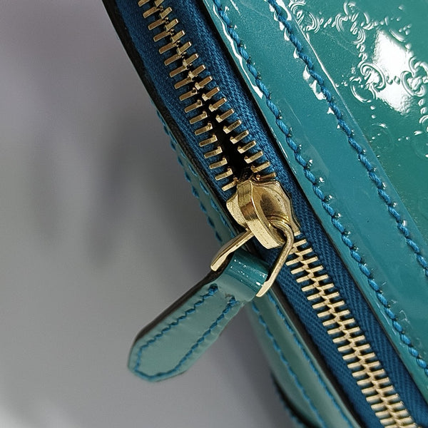 Monogram Patent Leather Blue