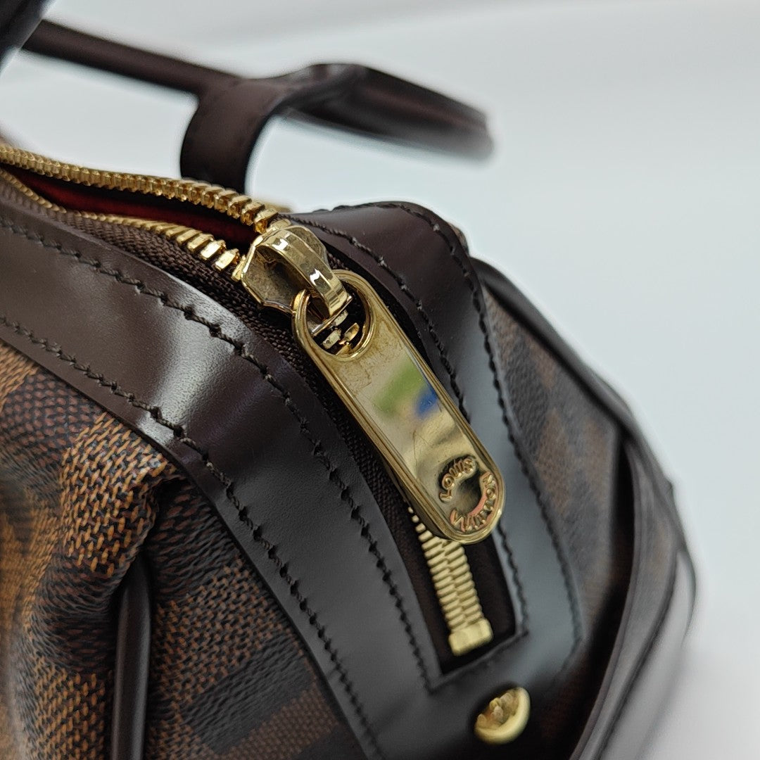 BERKELEY Damier Ebene Coated Canvas Brown