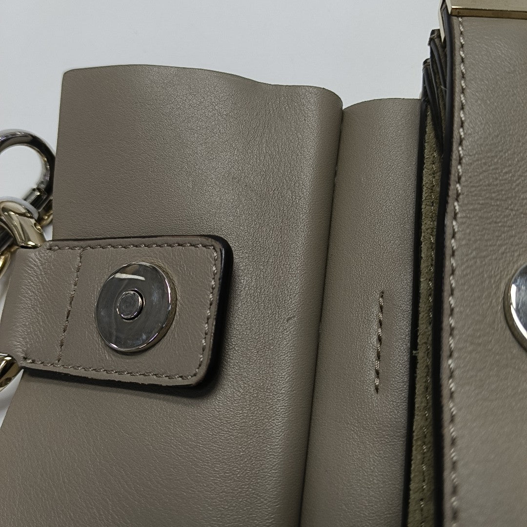 Faye Small Calfskin Gray