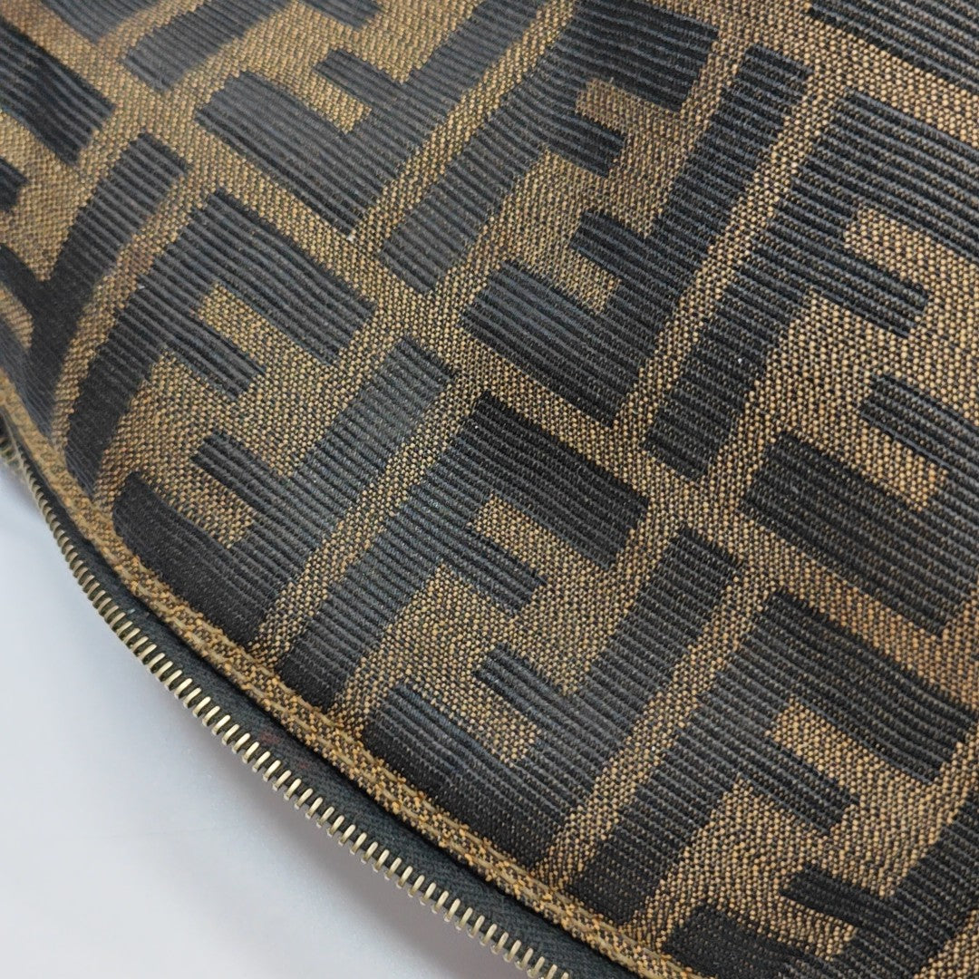 Canvas Top Handle Bag Brown