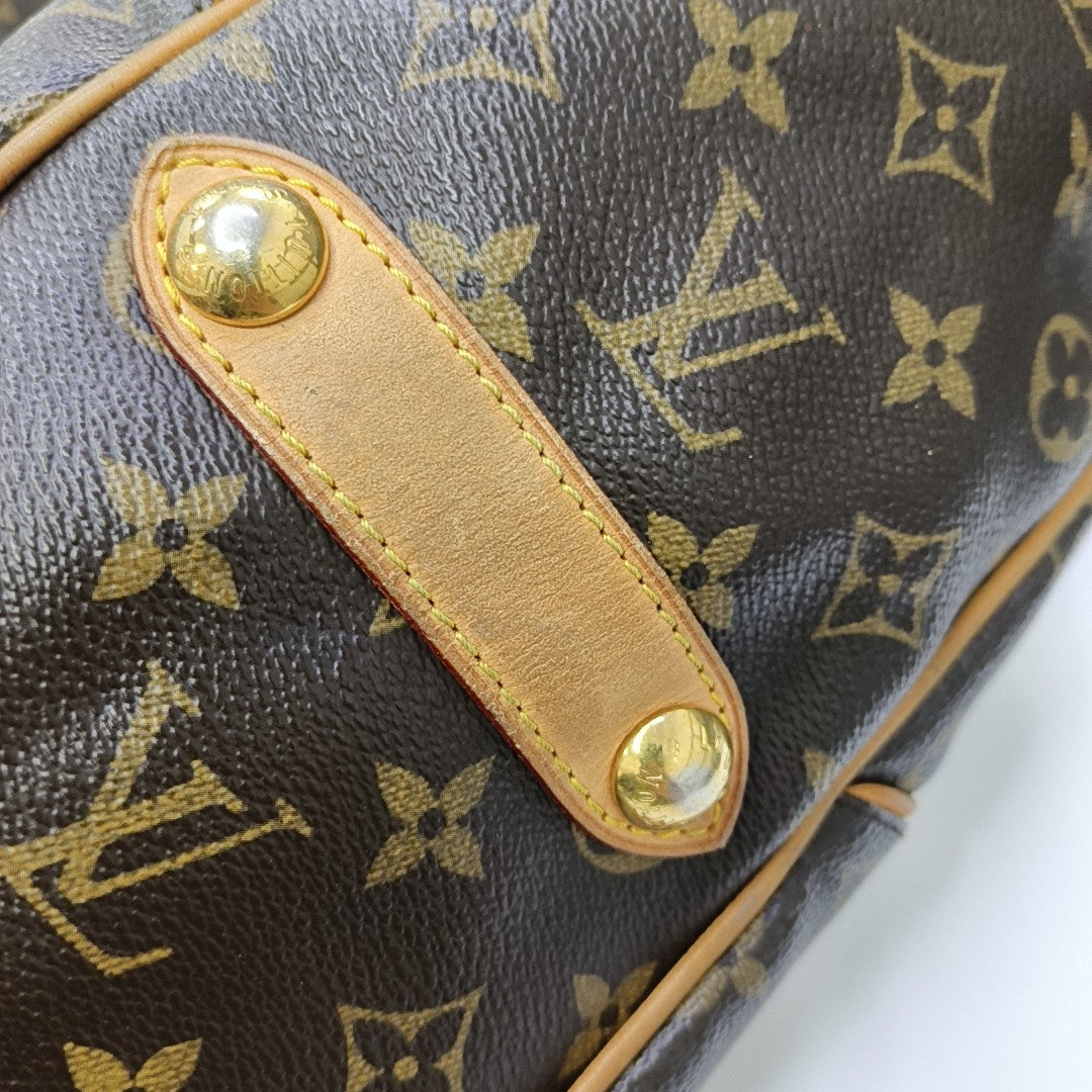 GALLIERA GM Monogram Coated Canvas Brown