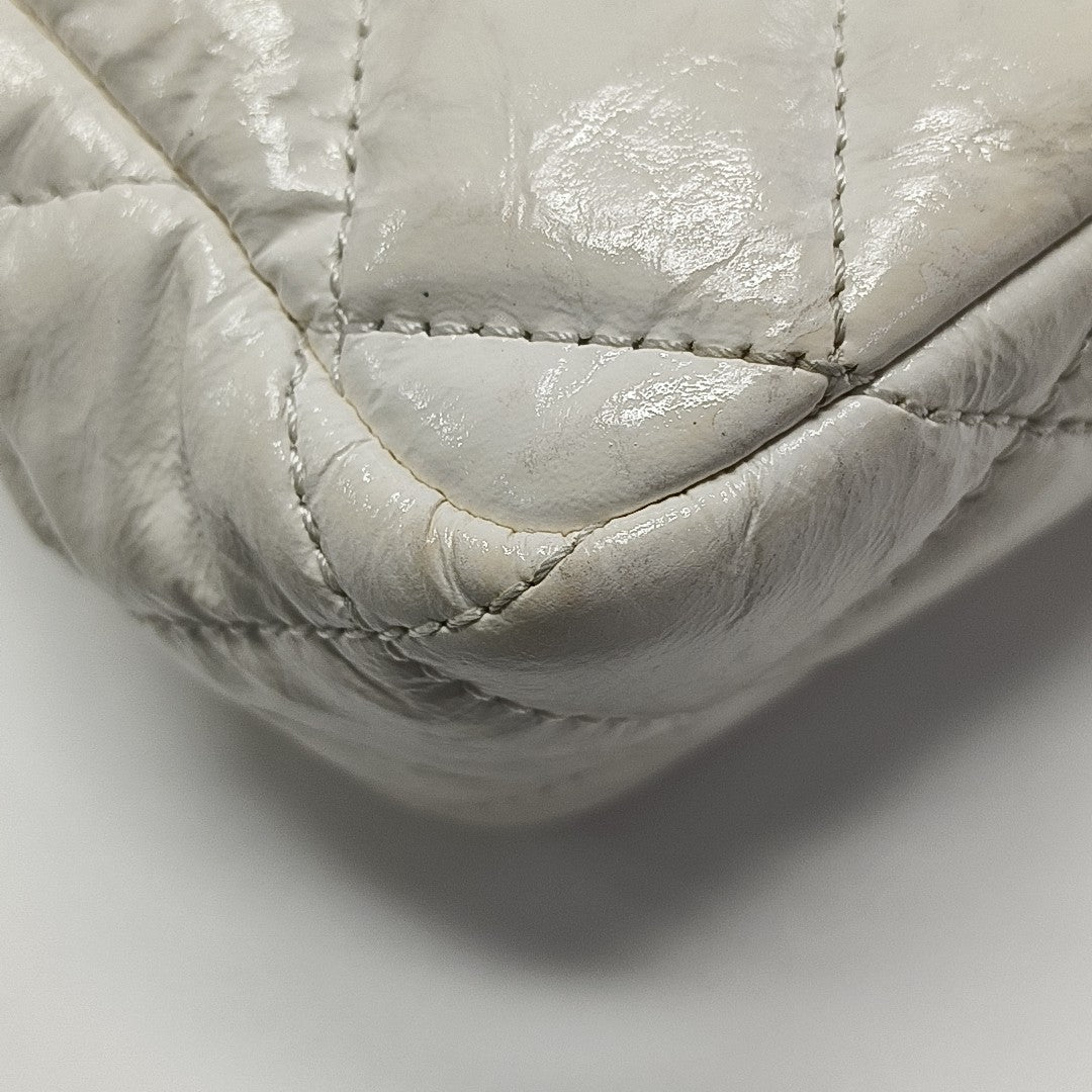 23C HOBO Small Quilted Calfskin White