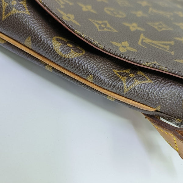 MUSETTE TANGO Monogram Coated Canvas Brown