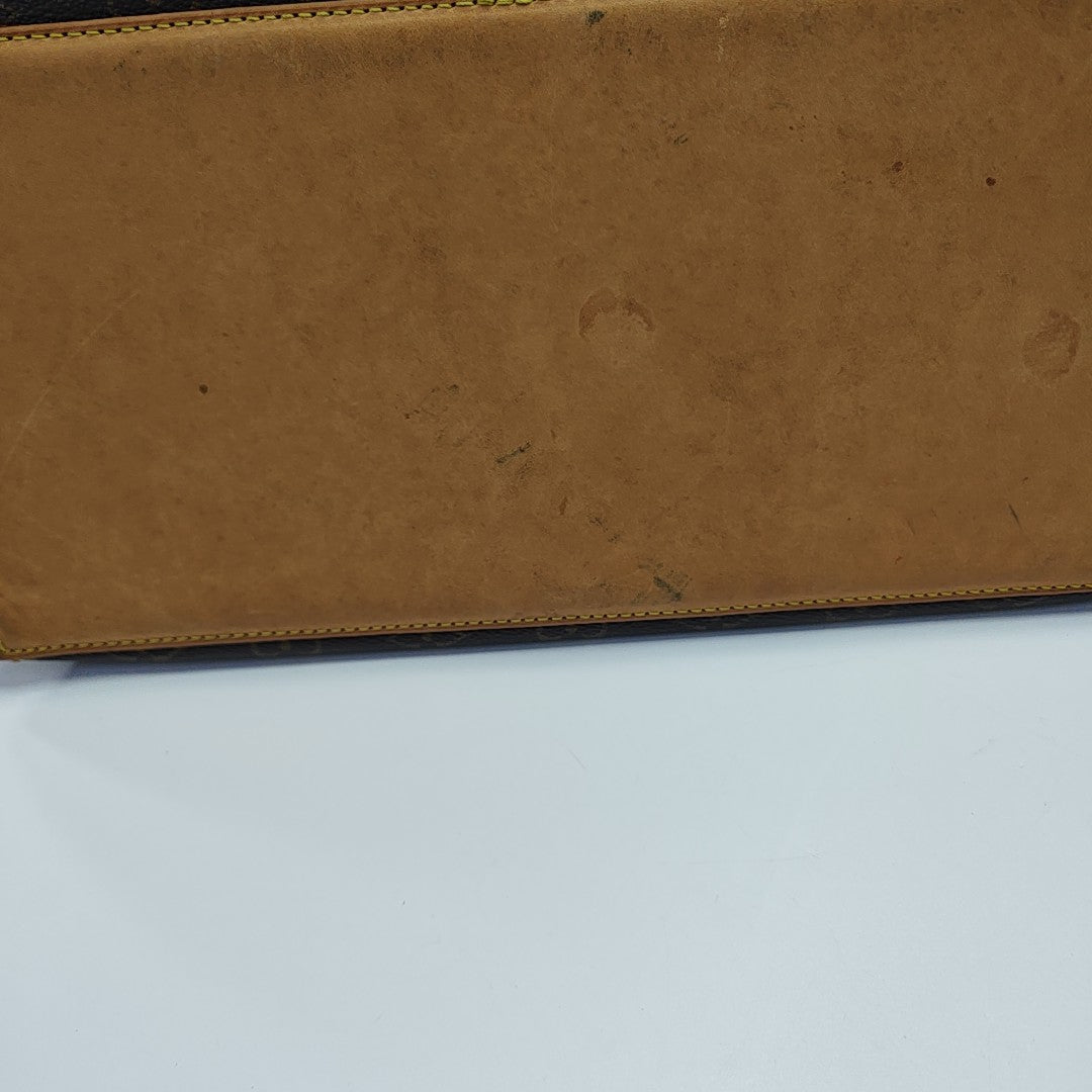 PIANO Monogram Coated Canvas Brown