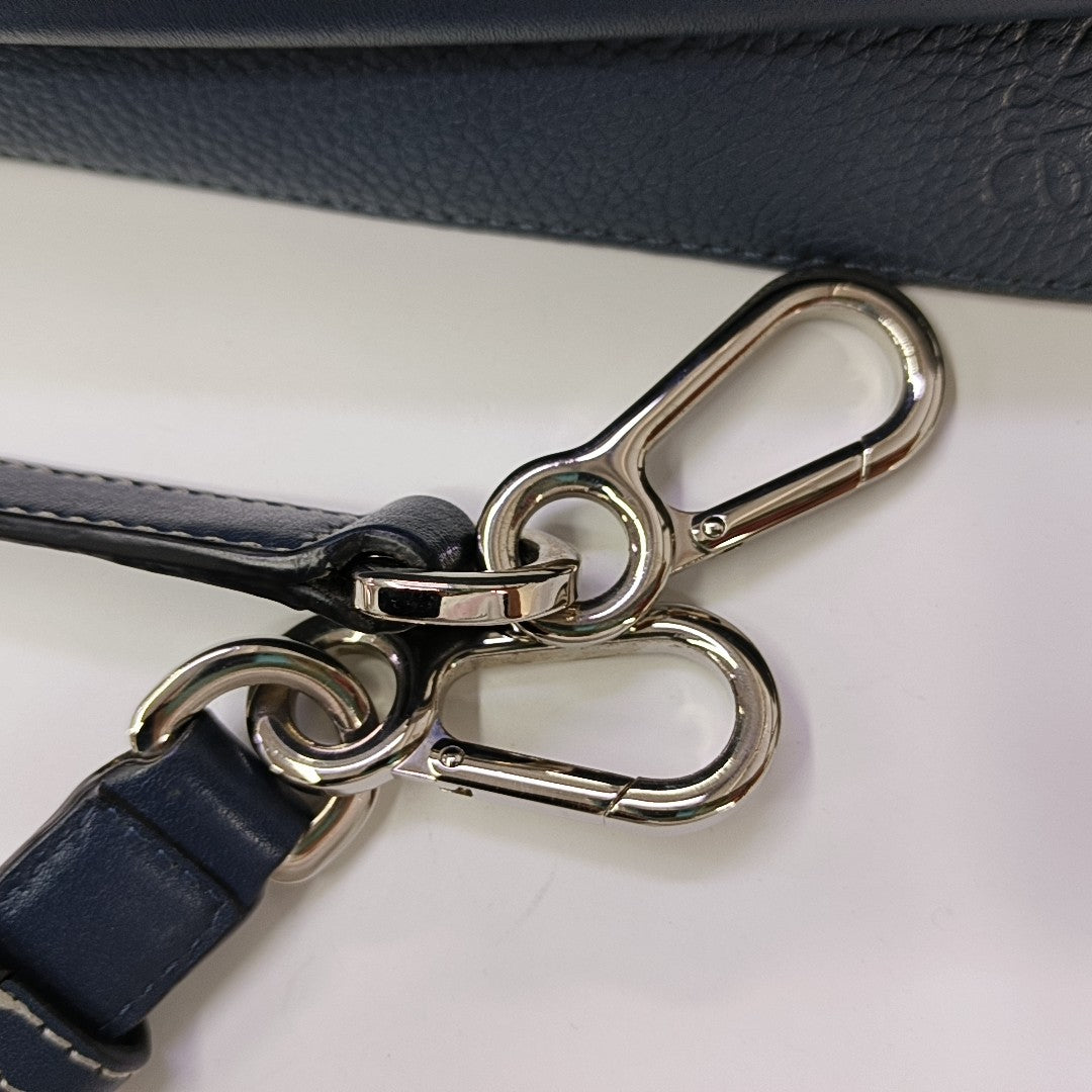 Puzzle Small Quilted Calfskin Blue