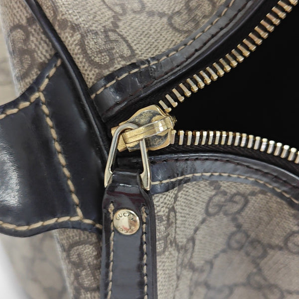 Joy Monogram Coated Canvas Beige