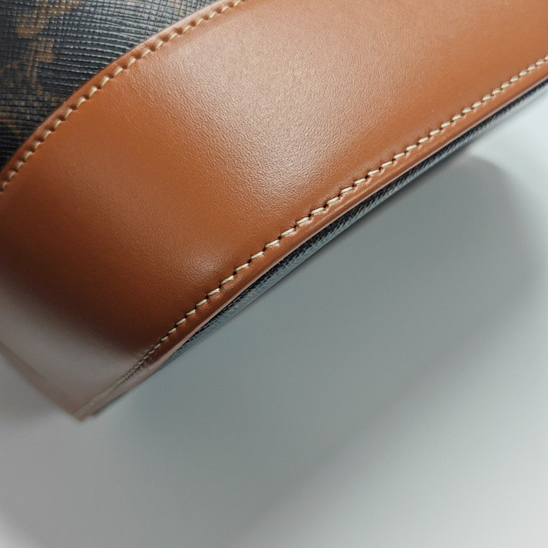 TRIOMPHE CANVAS Medium Coated Canvas Brown