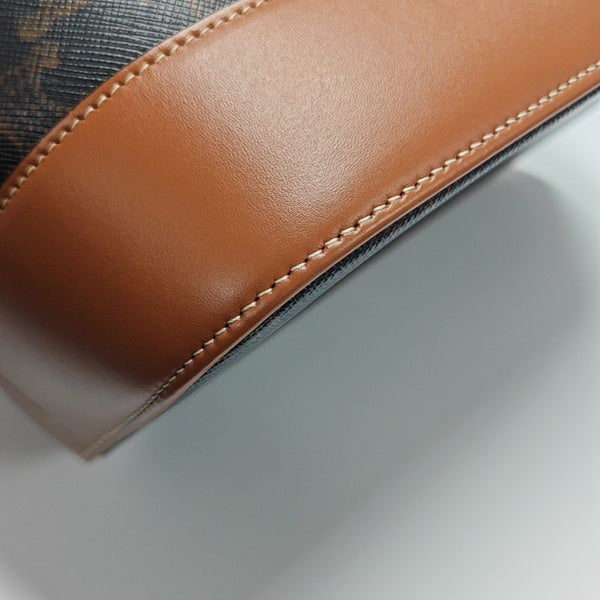 TRIOMPHE CANVAS Medium Coated Canvas Brown