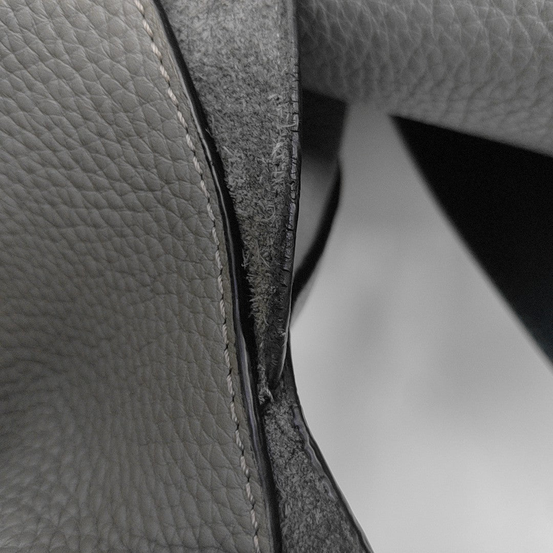 Calfskin Shoulder Bag Gray