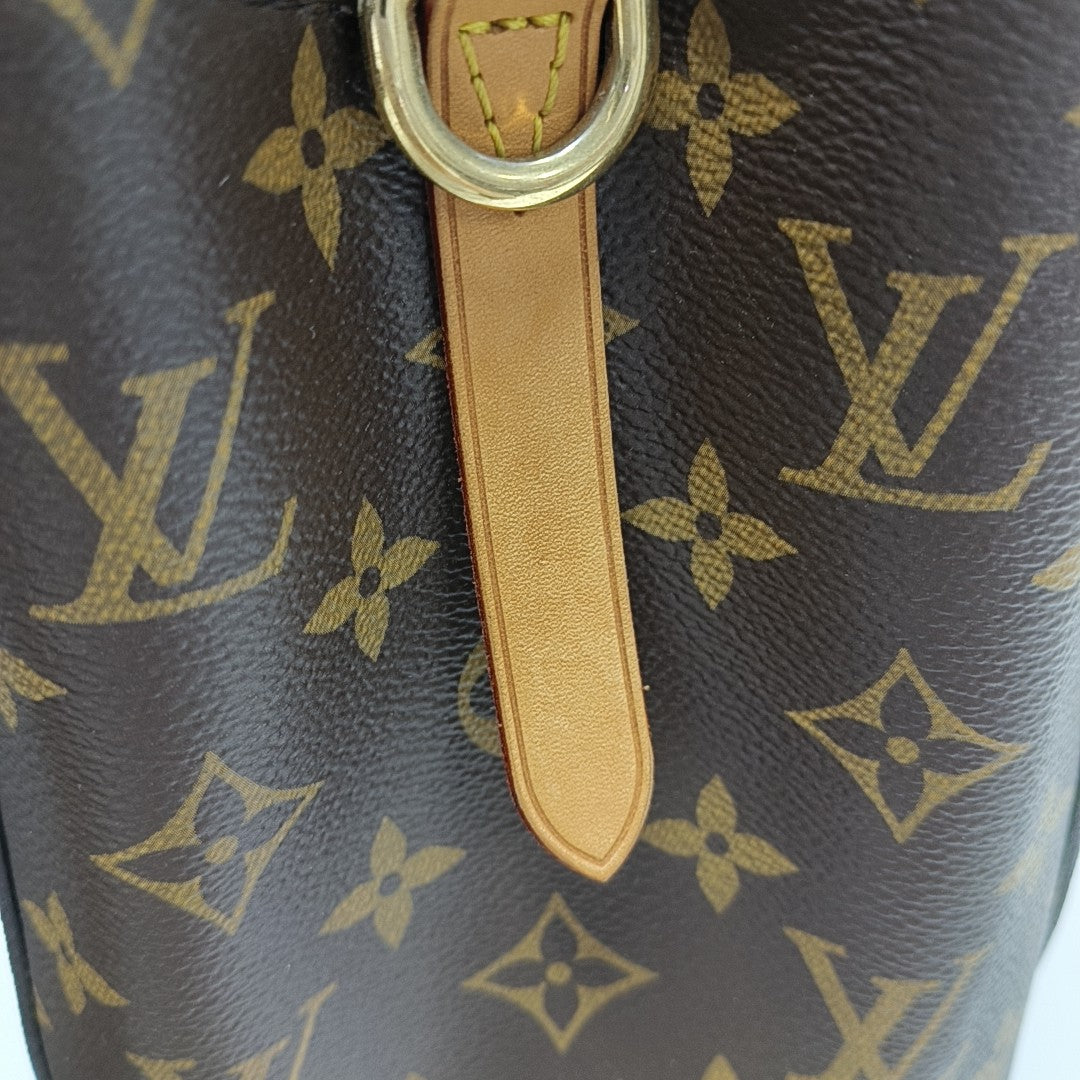 MONTAIGNE Monogram Coated Canvas Brown