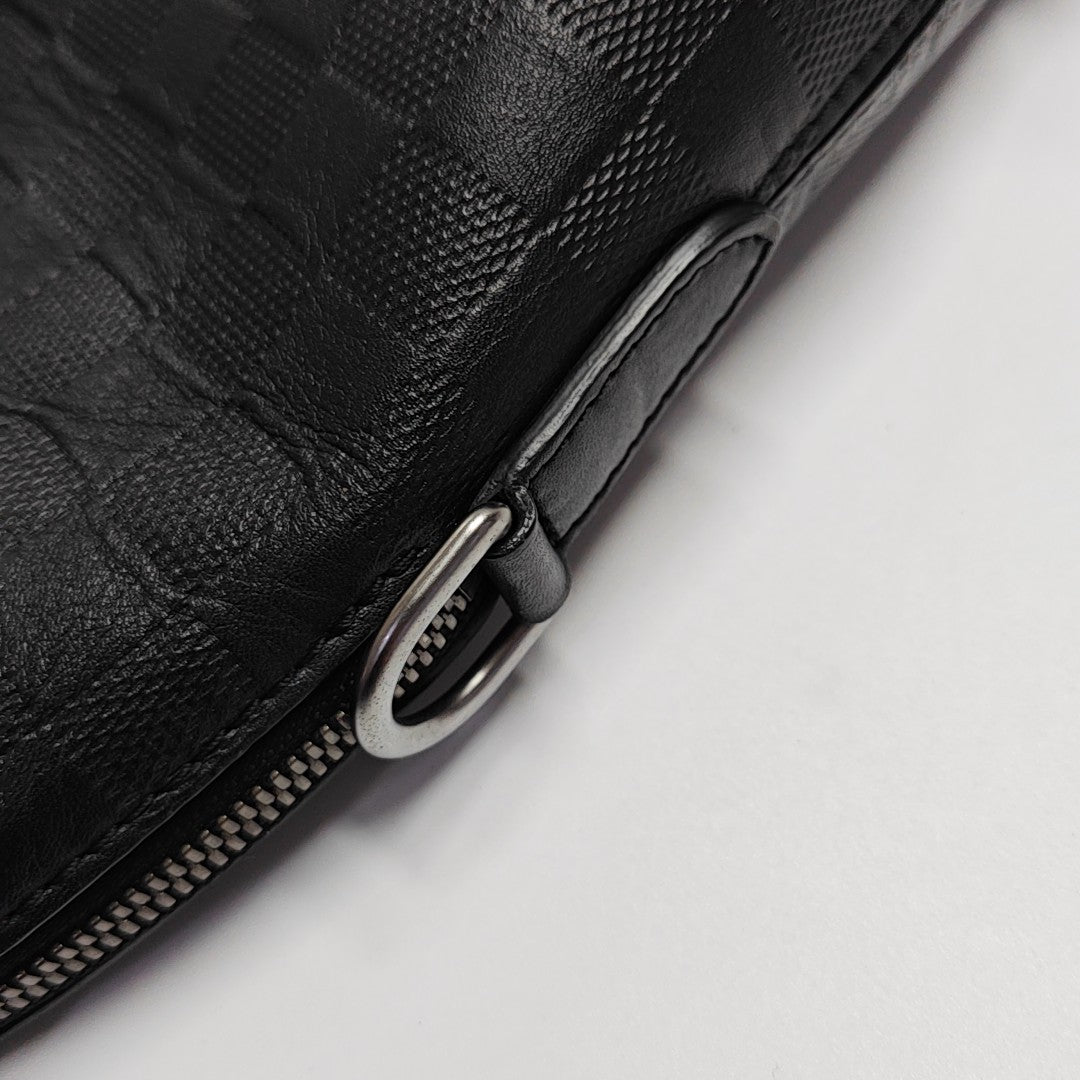 PORTE-DOCUMENTS Damier Graphite Calfskin Black