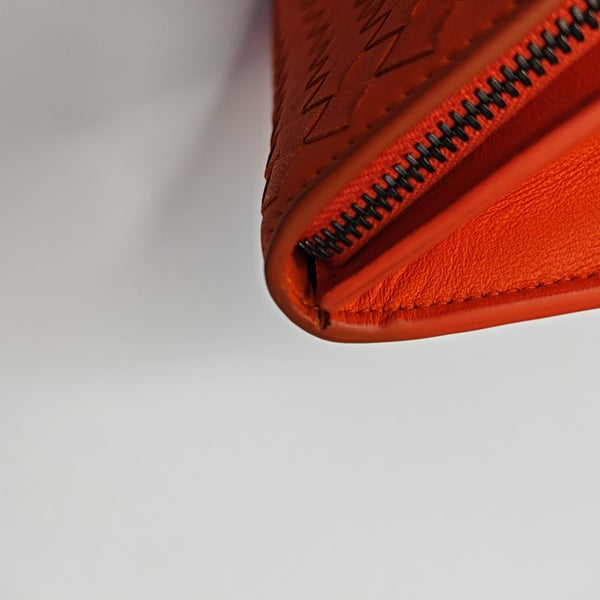 Calfskin Wallet Orange