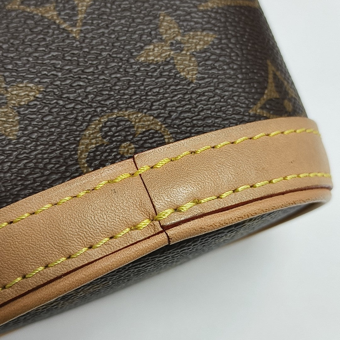 FOLD ME Monogram Coated Canvas Brown