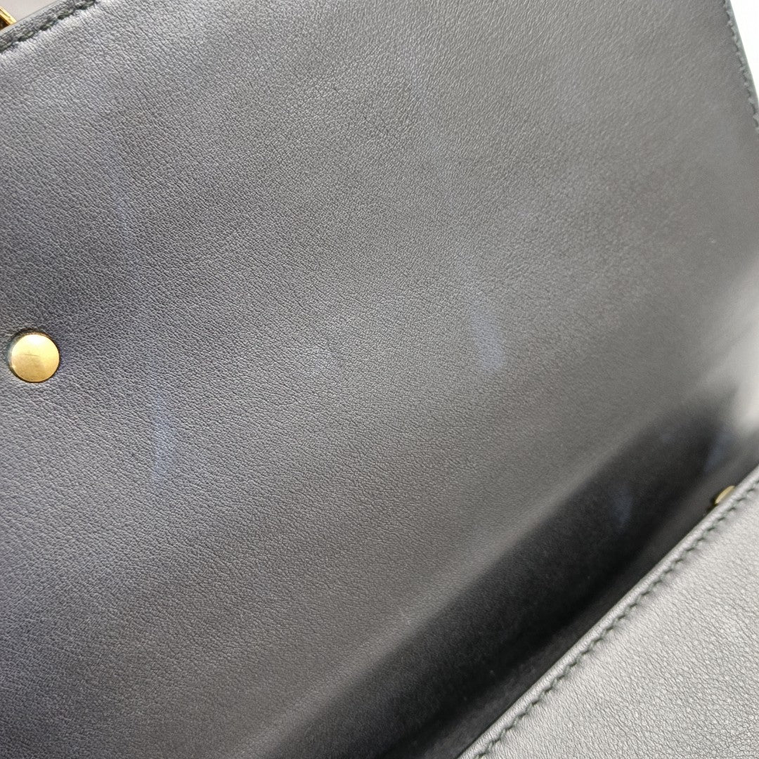 Dionysus Large Calfskin Black