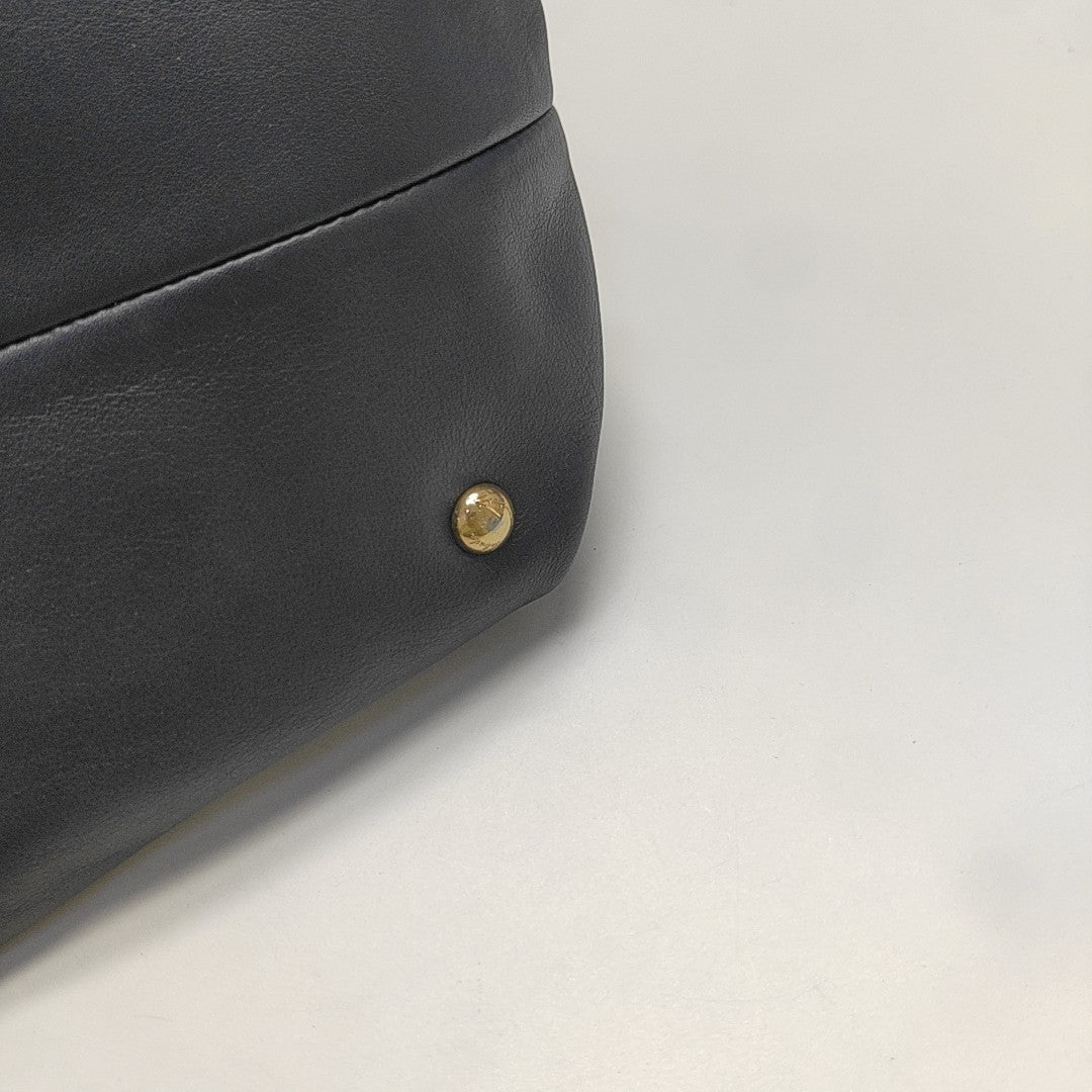 Calfskin Tote Bag Blue